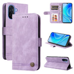 Custodia per telefono in pelle con bottone in metallo con albero della vita Skin Feel, For Huawei nova Y70 / Y70 Plus / Enjoy 50, For Huawei nova Y90 / Enjoy 50 Pro, For Honor X8 5G / X6, For OPPO A17