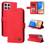 Custodia per telefono in pelle con bottone in metallo con albero della vita Skin Feel, For Huawei nova Y70 / Y70 Plus / Enjoy 50, For Huawei nova Y90 / Enjoy 50 Pro, For Honor X8 5G / X6, For OPPO A17