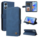 Custodia per telefono in pelle con bottone in metallo con albero della vita Skin Feel, For Huawei nova Y70 / Y70 Plus / Enjoy 50, For Huawei nova Y90 / Enjoy 50 Pro, For Honor X8 5G / X6, For OPPO A17