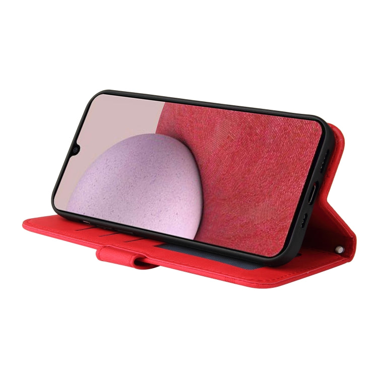 Custodia per telefono in pelle con bottone in metallo con albero della vita Skin Feel, For Samsung Galaxy A14 5G