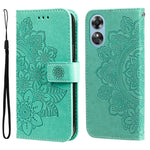 Custodia per telefono in pelle goffrata con fiori a 7 petali, For Huawei nova Y70 / Y70 Plus / Enjoy 50, For Huawei nova Y90 / Enjoy 50 Pro, For Honor X8 5G / X6, For OPPO A17