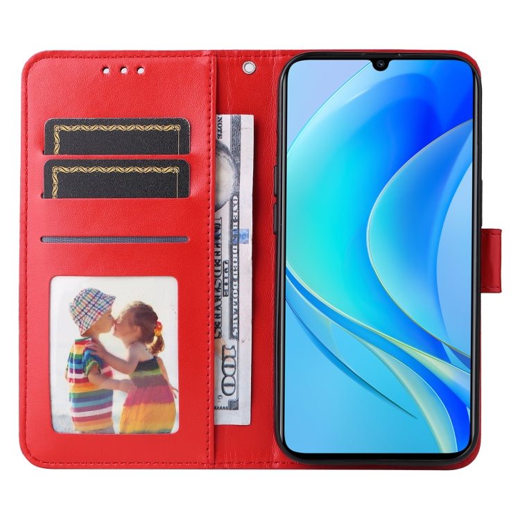Custodia per telefono in pelle di girasole goffrata, For Huawei nova Y70 / Y70 Plus / Enjoy 50, For Huawei nova Y90 / Enjoy 50 Pro, For Honor X8 5G / X6, For OPPO A17
