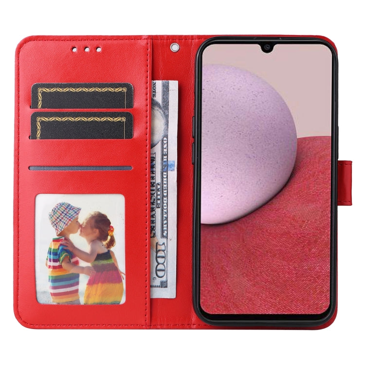 Custodia per telefono in pelle di girasole goffrata, For Samsung Galaxy A14 5G