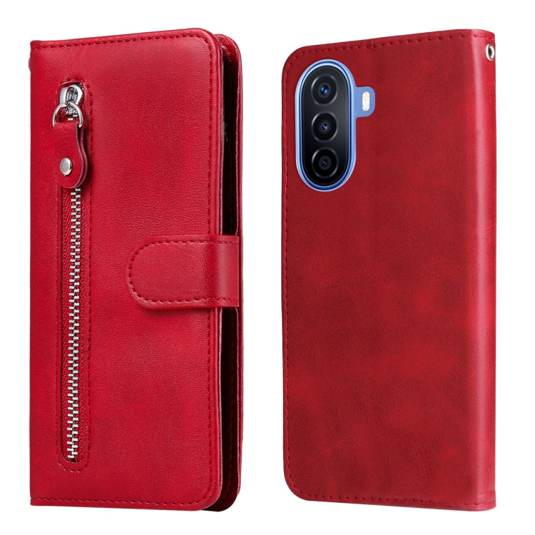 Custodia per telefono in pelle con cerniera in vitello, For Huawei nova Y70 / Y70 Plus/ Enjoy 50, For Huawei nova Y90 / Enjoy 50 Pro, For Honor X8 5G / X6, For Samsung Galaxy A14 5G