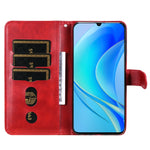 Custodia per telefono in pelle con cerniera in vitello, For Huawei nova Y70 / Y70 Plus/ Enjoy 50, For Huawei nova Y90 / Enjoy 50 Pro, For Honor X8 5G / X6, For Samsung Galaxy A14 5G