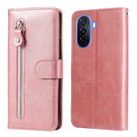 Custodia per telefono in pelle con cerniera in vitello, For Huawei nova Y70 / Y70 Plus/ Enjoy 50, For Huawei nova Y90 / Enjoy 50 Pro, For Honor X8 5G / X6, For Samsung Galaxy A14 5G