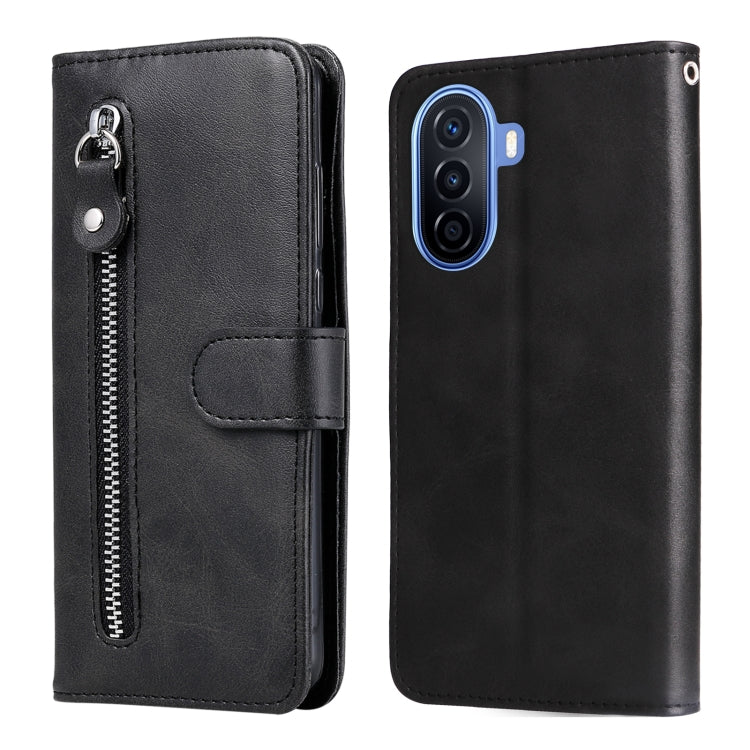 Custodia per telefono in pelle con cerniera in vitello, For Huawei nova Y70 / Y70 Plus/ Enjoy 50, For Huawei nova Y90 / Enjoy 50 Pro, For Honor X8 5G / X6, For Samsung Galaxy A14 5G