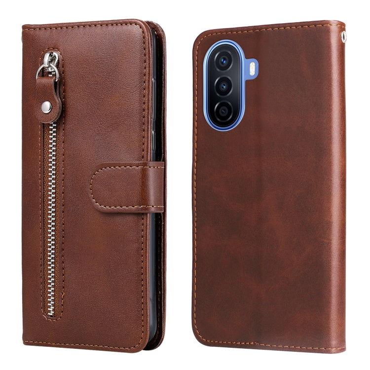 Custodia per telefono in pelle con cerniera in vitello, For Huawei nova Y70 / Y70 Plus/ Enjoy 50, For Huawei nova Y90 / Enjoy 50 Pro, For Honor X8 5G / X6, For Samsung Galaxy A14 5G