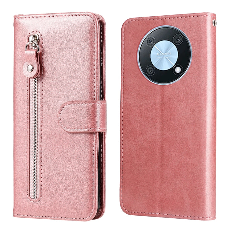 Custodia per telefono in pelle con cerniera in vitello, For Huawei nova Y70 / Y70 Plus/ Enjoy 50, For Huawei nova Y90 / Enjoy 50 Pro, For Honor X8 5G / X6, For Samsung Galaxy A14 5G