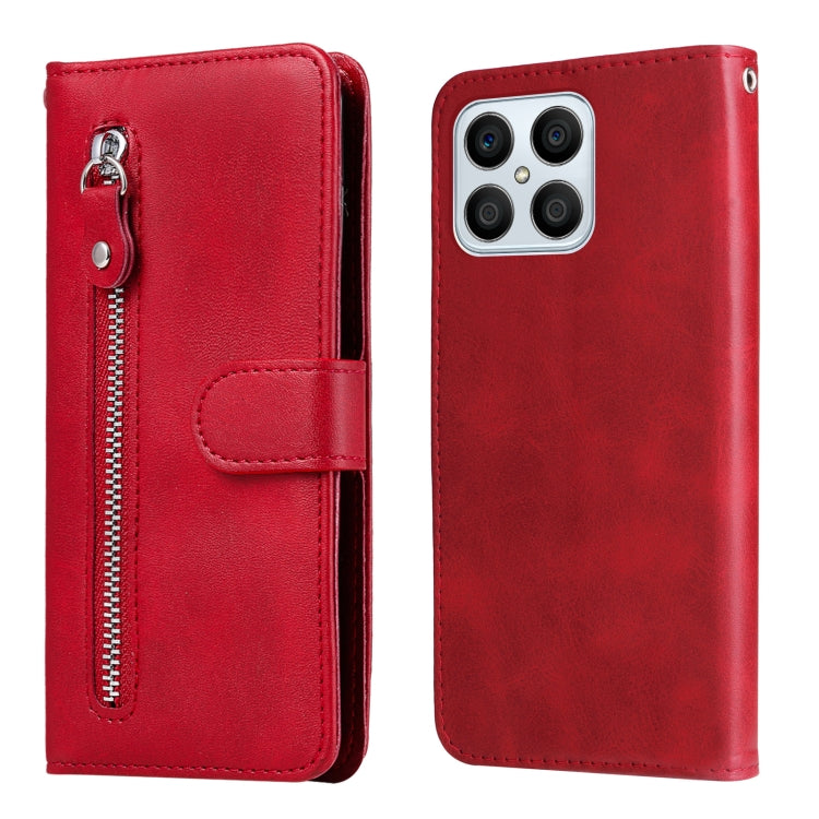 Custodia per telefono in pelle con cerniera in vitello, For Huawei nova Y70 / Y70 Plus/ Enjoy 50, For Huawei nova Y90 / Enjoy 50 Pro, For Honor X8 5G / X6, For Samsung Galaxy A14 5G