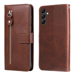Custodia per telefono in pelle con cerniera in vitello, For Huawei nova Y70 / Y70 Plus/ Enjoy 50, For Huawei nova Y90 / Enjoy 50 Pro, For Honor X8 5G / X6, For Samsung Galaxy A14 5G