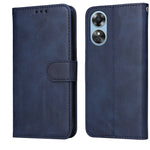 Custodia per telefono in pelle a conchiglia con struttura in vitello classico, For OPPO A17, For Samsung Galaxy A14 5G, For Huawei nova Y70 / Y70 Plus/Enjoy 50, For Huawei nova Y90 / Enjoy 50 Pro