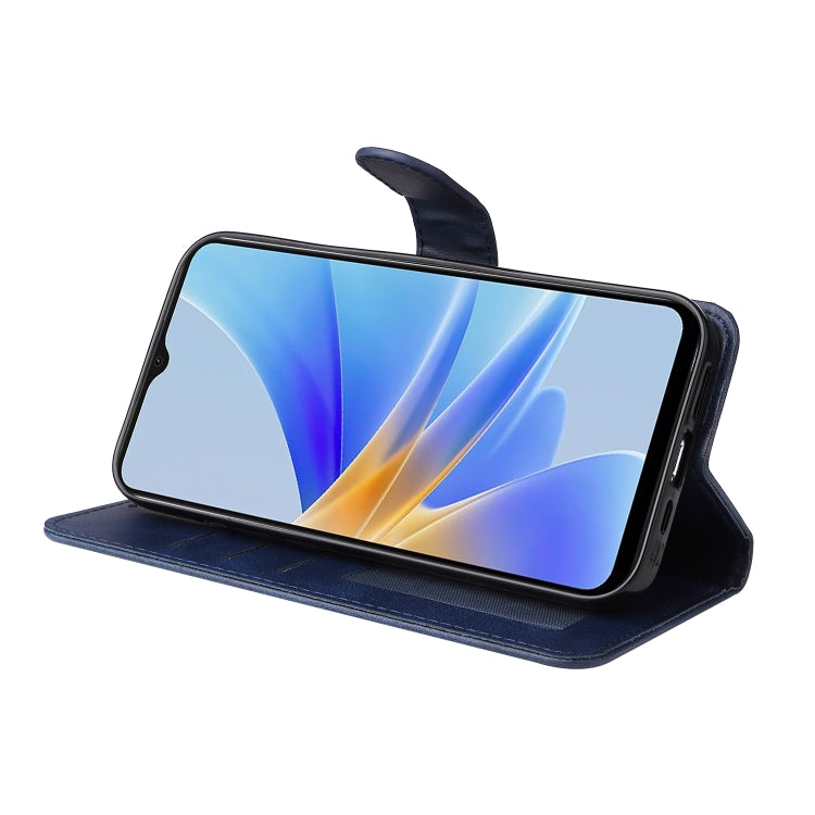 Custodia per telefono in pelle a conchiglia con struttura in vitello classico, For OPPO A17, For Samsung Galaxy A14 5G, For Huawei nova Y70 / Y70 Plus/Enjoy 50, For Huawei nova Y90 / Enjoy 50 Pro