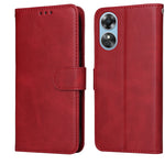 Custodia per telefono in pelle a conchiglia con struttura in vitello classico, For OPPO A17, For Samsung Galaxy A14 5G, For Huawei nova Y70 / Y70 Plus/Enjoy 50, For Huawei nova Y90 / Enjoy 50 Pro