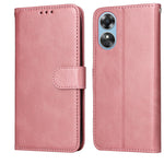Custodia per telefono in pelle a conchiglia con struttura in vitello classico, For OPPO A17, For Samsung Galaxy A14 5G, For Huawei nova Y70 / Y70 Plus/Enjoy 50, For Huawei nova Y90 / Enjoy 50 Pro