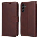 Custodia per telefono in pelle a conchiglia con struttura in vitello classico, For OPPO A17, For Samsung Galaxy A14 5G, For Huawei nova Y70 / Y70 Plus/Enjoy 50, For Huawei nova Y90 / Enjoy 50 Pro