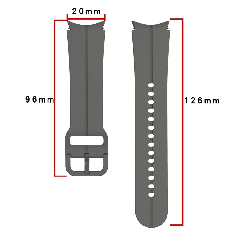 Cinturino in silicone con fibbia colorata, For Samsung Galaxy Watch 5 Pro 45mm