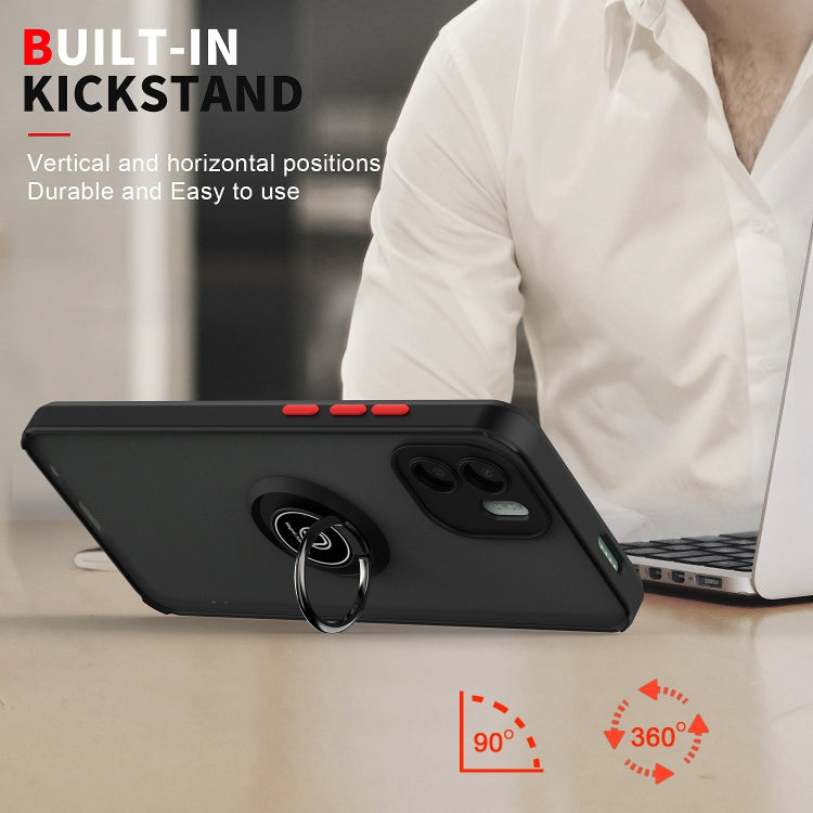 Custodia per telefono Q Shadow 1 serie TPU + PC con supporto ad anello, For Xiaomi Redmi A1, For TCL ION z