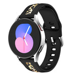 Cinturino in silicone con stampa a grana verticale, For Samsung Galaxy Watch 5 40mm / 44mm, For Samsung Galaxy Watch 5 Pro 45mm