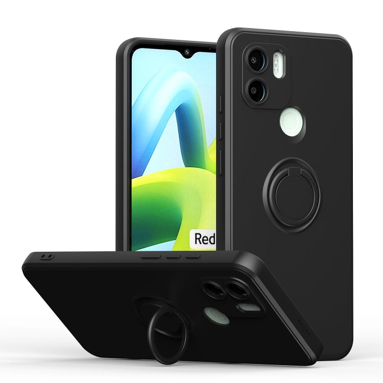 Custodia per telefono in silicone TPU con cavalletto ad anello, For Xiaomi Redmi A1, For Samsung Galaxy S23 ultra 5G