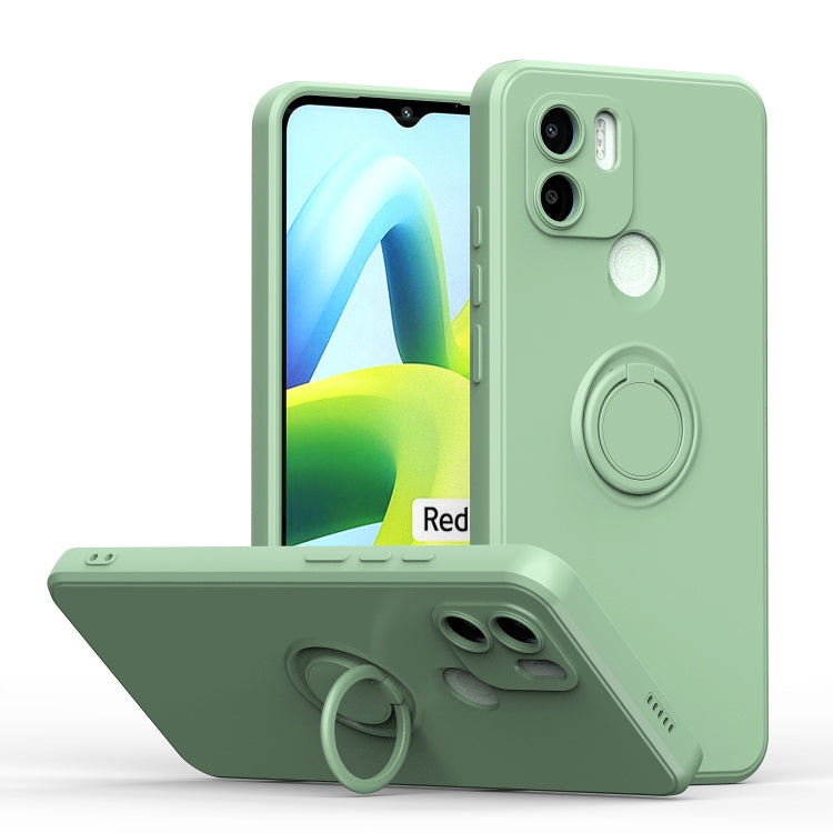 Custodia per telefono in silicone TPU con cavalletto ad anello, For Xiaomi Redmi A1, For Samsung Galaxy S23 ultra 5G