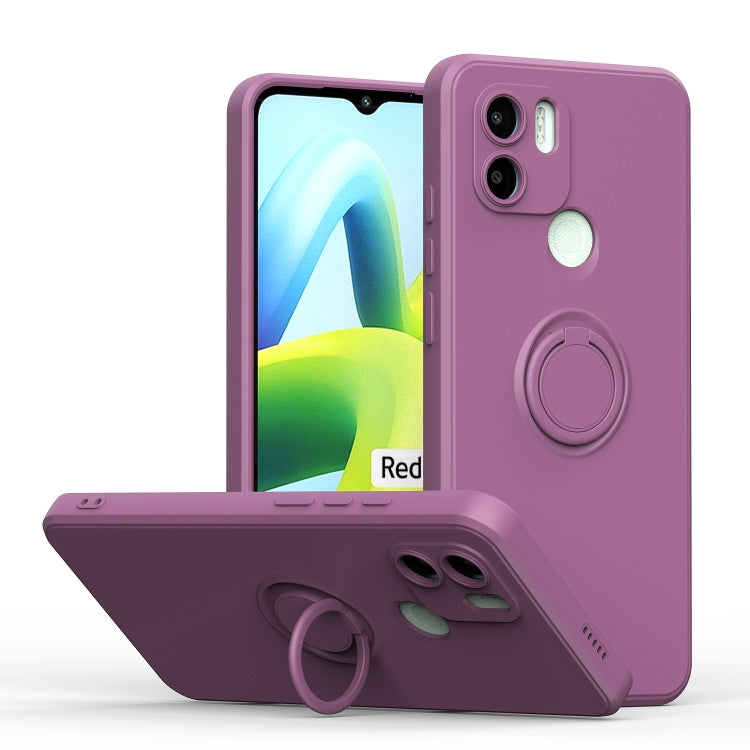 Custodia per telefono in silicone TPU con cavalletto ad anello, For Xiaomi Redmi A1, For Samsung Galaxy S23 ultra 5G