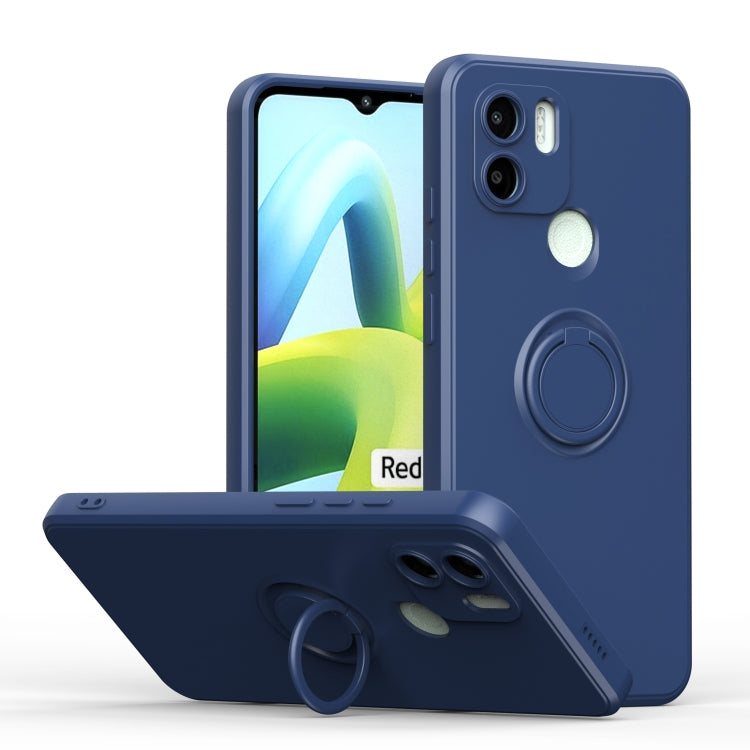 Custodia per telefono in silicone TPU con cavalletto ad anello, For Xiaomi Redmi A1, For Samsung Galaxy S23 ultra 5G
