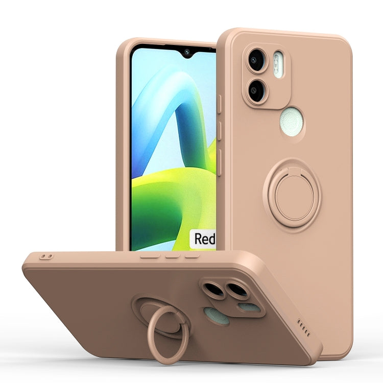 Custodia per telefono in silicone TPU con cavalletto ad anello, For Xiaomi Redmi A1, For Samsung Galaxy S23 ultra 5G