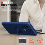 Custodia per telefono in silicone TPU con cavalletto ad anello, For Xiaomi Redmi A1, For Samsung Galaxy S23 ultra 5G