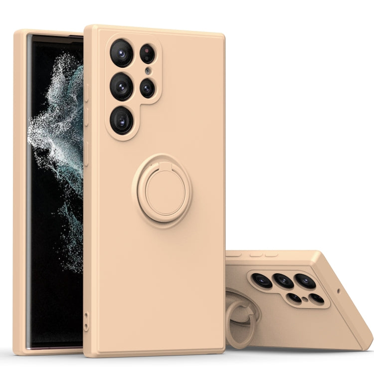 Custodia per telefono in silicone TPU con cavalletto ad anello, For Xiaomi Redmi A1, For Samsung Galaxy S23 ultra 5G