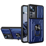 Custodia per telefono scorrevole Camshield TPU + PC con slot per schede, For Xiaomi 12T / 12T Pro / Redmi K50 Ultra