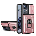 Custodia per telefono scorrevole Camshield TPU + PC con slot per schede, For Xiaomi 12T / 12T Pro / Redmi K50 Ultra