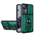 Custodia per telefono scorrevole Camshield TPU + PC con slot per schede, For Xiaomi 12T / 12T Pro / Redmi K50 Ultra