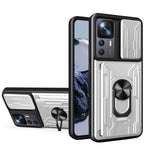 Custodia per telefono scorrevole Camshield TPU + PC con slot per schede, For Xiaomi 12T / 12T Pro / Redmi K50 Ultra