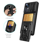 Custodia per telefono scorrevole Camshield TPU + PC con slot per schede, For Xiaomi 12T / 12T Pro / Redmi K50 Ultra