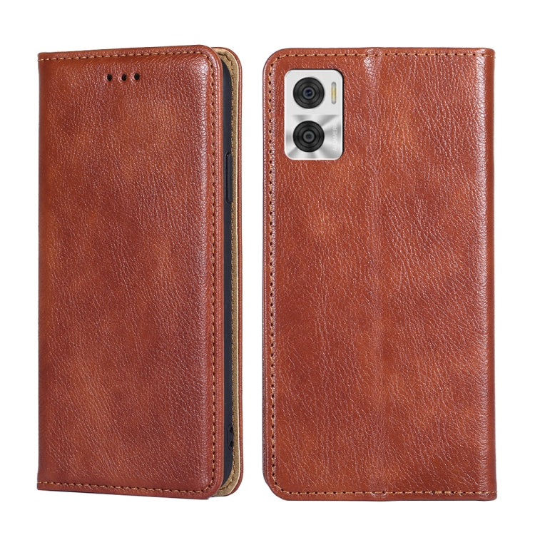 Custodia per telefono in pelle magnetica tinta unita lucida olio, For Motorola Moto E22/E22i, For Samsung Galaxy A04, For TCL 305i, For Nokia G60 5G, For Honor X8 5G/X6