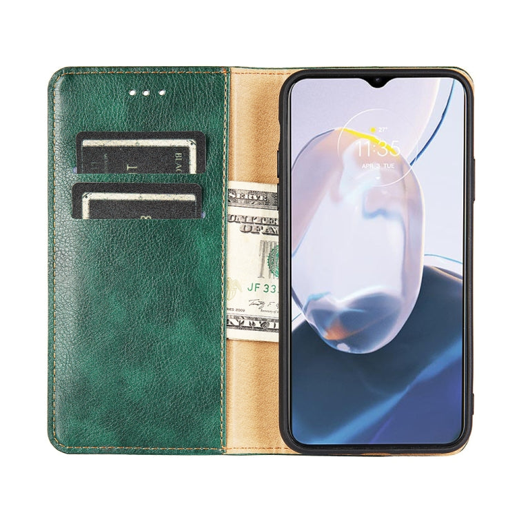 Custodia per telefono in pelle magnetica tinta unita lucida olio, For Motorola Moto E22/E22i, For Samsung Galaxy A04, For TCL 305i, For Nokia G60 5G, For Honor X8 5G/X6
