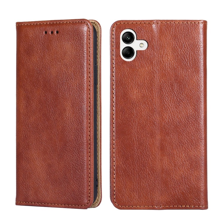 Custodia per telefono in pelle magnetica tinta unita lucida olio, For Motorola Moto E22/E22i, For Samsung Galaxy A04, For TCL 305i, For Nokia G60 5G, For Honor X8 5G/X6