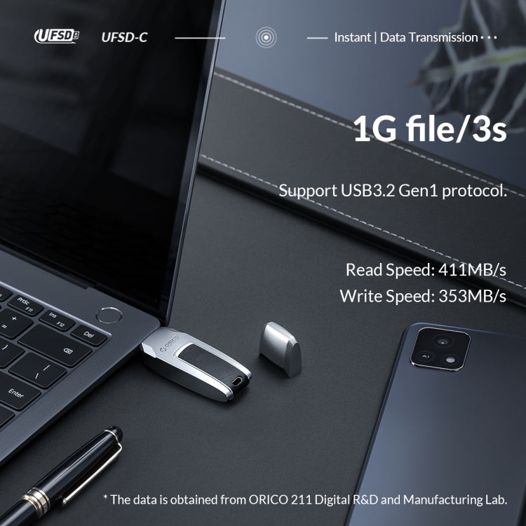 Unità flash ORICO UFS 64GB-512GB USB-A e Type-C