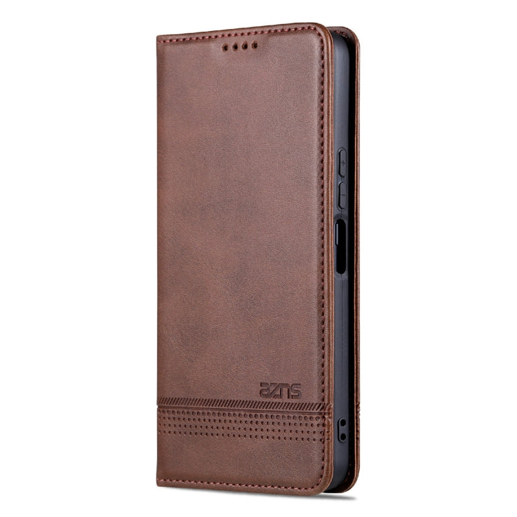 Custodia per telefono in pelle con texture di vitello magnetica, For vivo Y22/Y22s/Y35 4G
