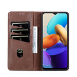 Custodia per telefono in pelle con texture di vitello magnetica, For vivo Y22/Y22s/Y35 4G