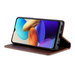 Custodia per telefono in pelle con texture di vitello magnetica, For vivo Y22/Y22s/Y35 4G