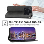 Custodia per telefono in pelle con chiusura magnetica a griglia cubica in vitello, For Xiaomi Redmi Note 10 4G/Note 10S 4G/Poco M5s 4G/Redmi Note 11SE India, For Xiaomi Redmi Note 10 4G/Note 10S 4G, For Xiaomi Redmi Note 10 Pro                         ...