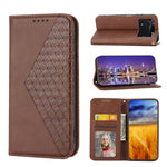 Custodia per telefono in pelle con chiusura magnetica a griglia cubica in vitello, For Xiaomi Redmi Note 10 4G/Note 10S 4G/Poco M5s 4G/Redmi Note 11SE India, For Xiaomi Redmi Note 10 4G/Note 10S 4G, For Xiaomi Redmi Note 10 Pro                         ...