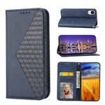 Custodia per telefono in pelle con chiusura magnetica a griglia cubica in vitello, For Samsung Galaxy A23 4G/5G/M13 4G/F23/M23 5G, For Samsung Galaxy A33 5G, For Samsung Galaxy A23e/A23S/A23 5G/A22e, For Samsung Galaxy A14 5G