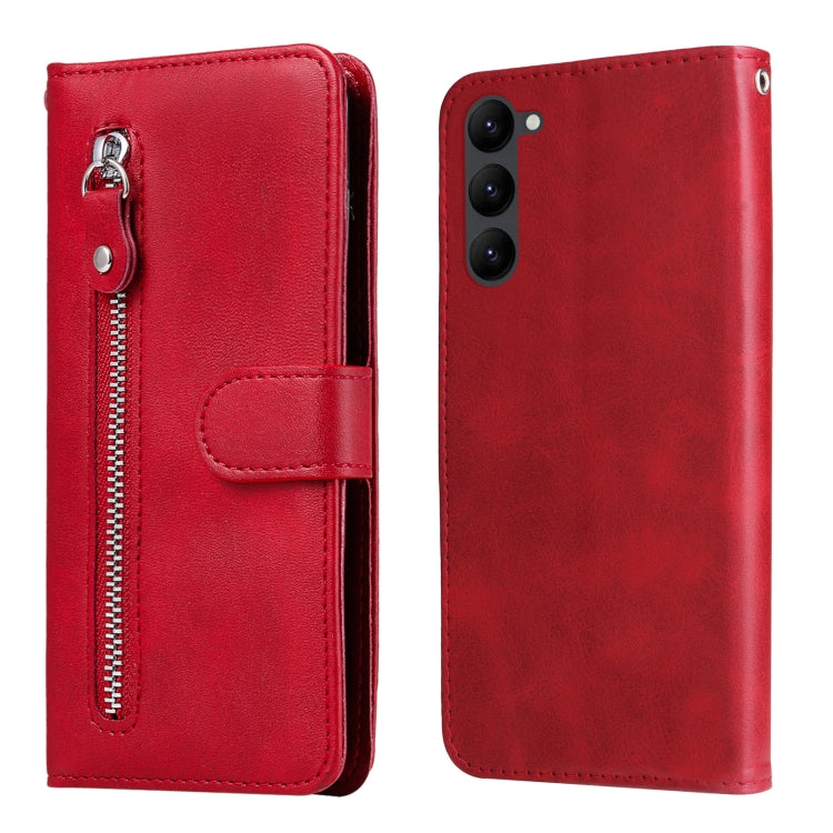 Custodia per telefono in pelle con cerniera in vitello, For Samsung Galaxy S23 5G, For Samsung Galaxy S23+ 5G, For Samsung Galaxy S23 Ultra 5G