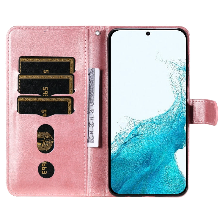 Custodia per telefono in pelle con cerniera in vitello, For Samsung Galaxy S23 5G, For Samsung Galaxy S23+ 5G, For Samsung Galaxy S23 Ultra 5G