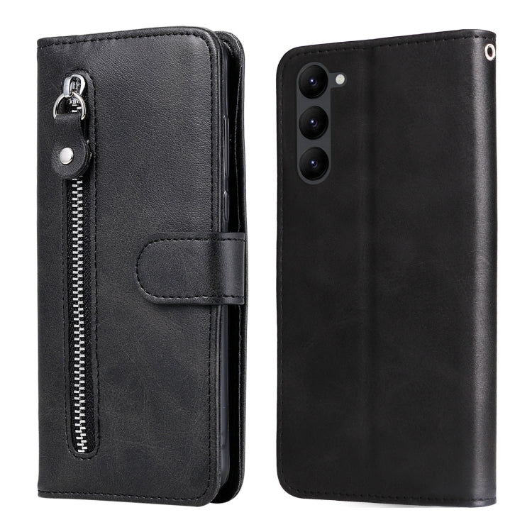 Custodia per telefono in pelle con cerniera in vitello, For Samsung Galaxy S23 5G, For Samsung Galaxy S23+ 5G, For Samsung Galaxy S23 Ultra 5G