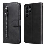 Custodia per telefono in pelle con cerniera in vitello, For Samsung Galaxy S23 5G, For Samsung Galaxy S23+ 5G, For Samsung Galaxy S23 Ultra 5G