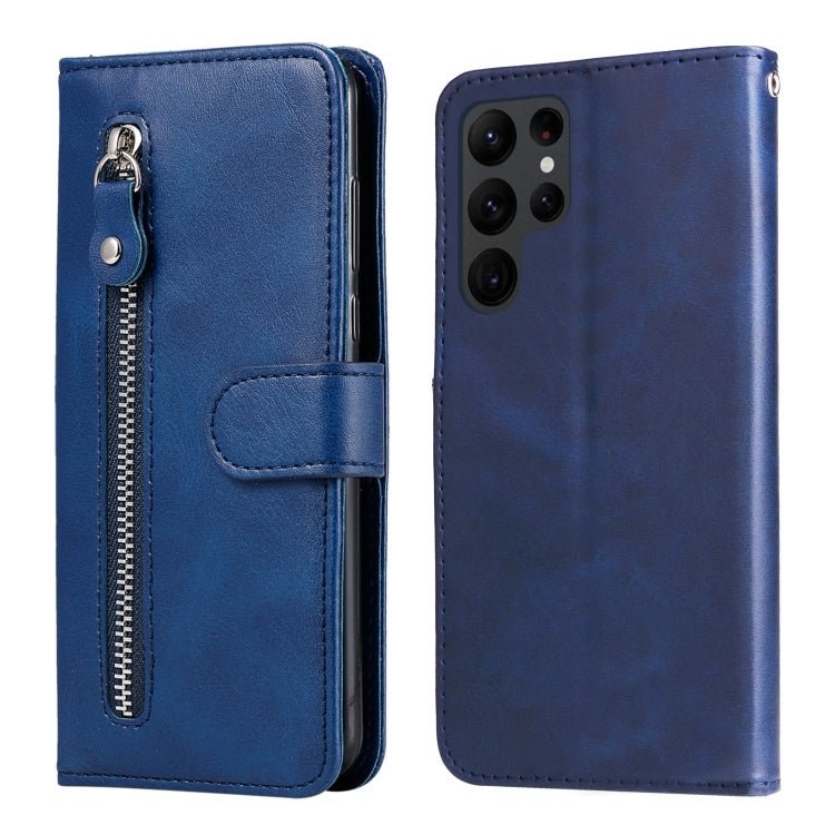 Custodia per telefono in pelle con cerniera in vitello, For Samsung Galaxy S23 5G, For Samsung Galaxy S23+ 5G, For Samsung Galaxy S23 Ultra 5G